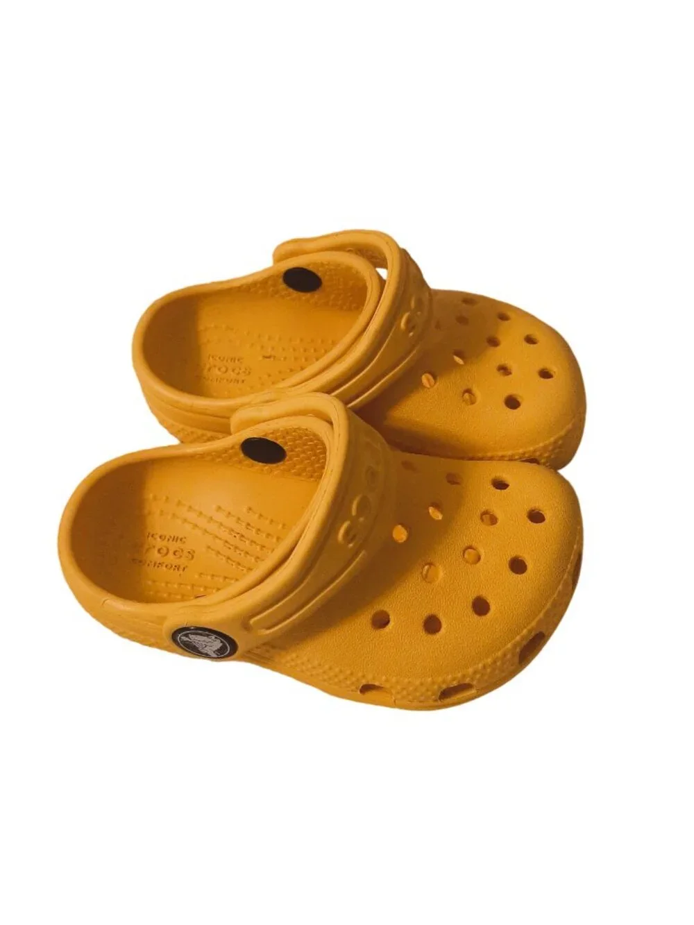 Toddler Yellow Crocs Classic Clogs- Size c6